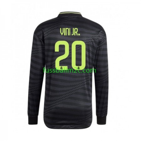 Fußballtrikots Real Madrid Vinicius Junior 20 Ausweich Trikotsatz 2022-2023 Langarm